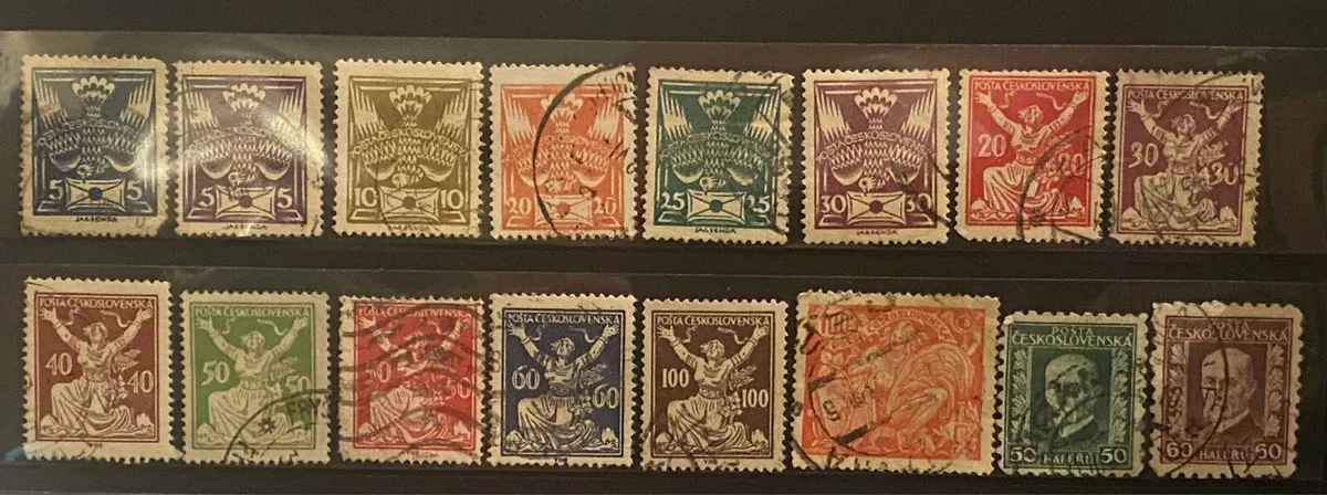 Czechoslovakian stamp lot - Image 2