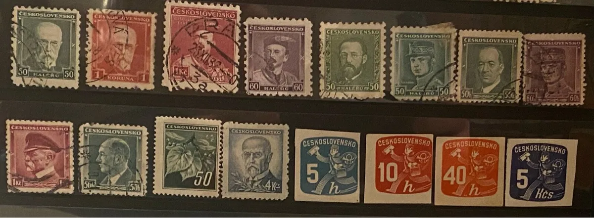 Czechoslovakian stamp lot - Image 4