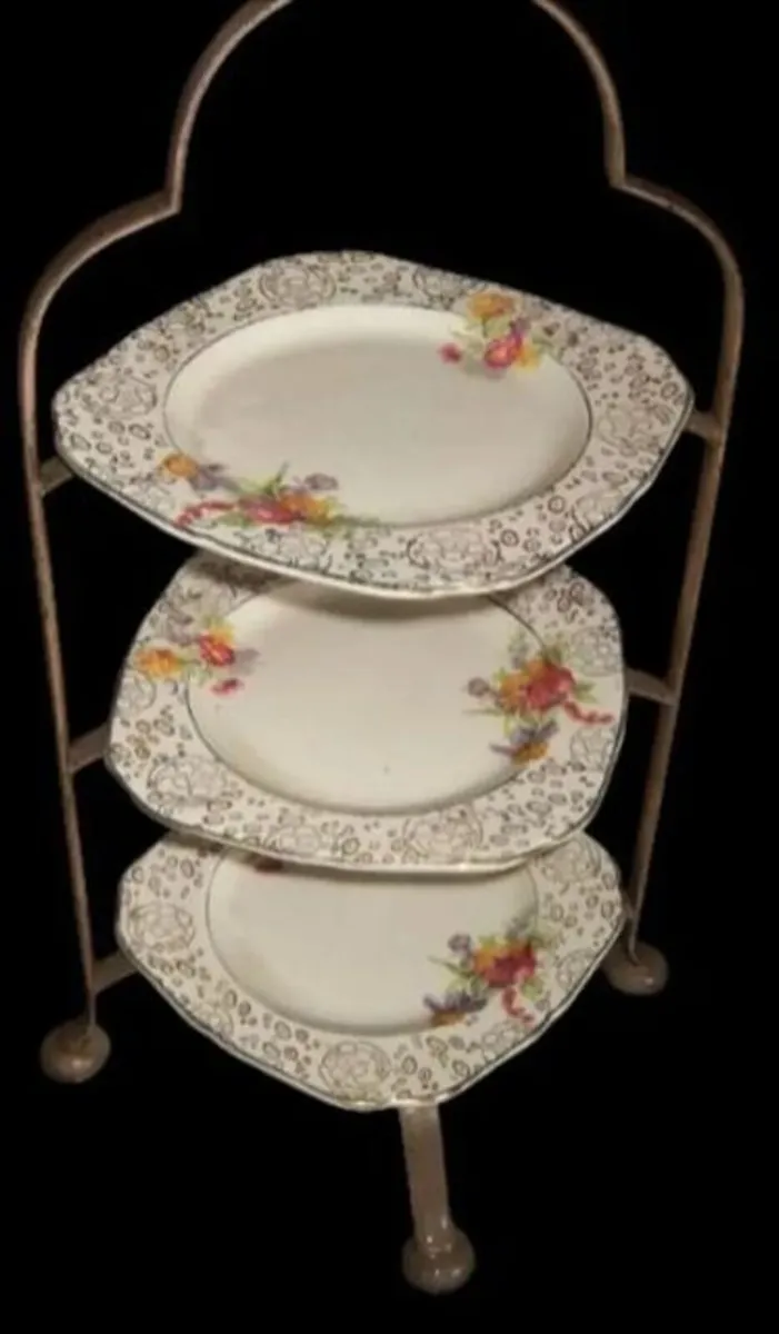 Vintage H&K Tunstall 3-Tier Cake Stand - Image 1