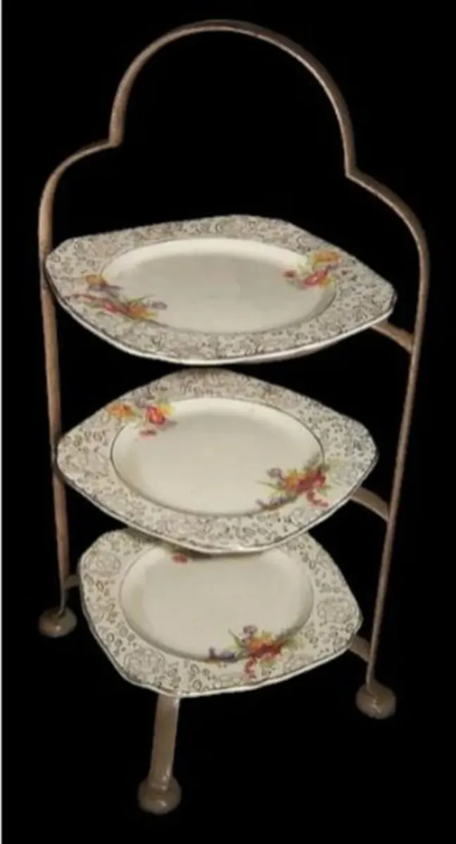 Vintage H&K Tunstall 3-Tier Cake Stand - Image 4