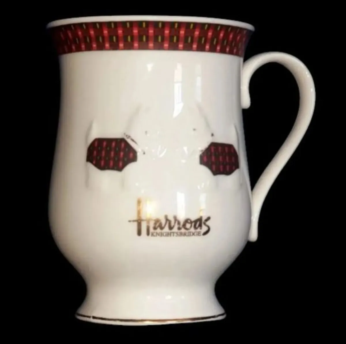 Unused Harrods Fine Bone China Scottie Dog Mug - Image 4