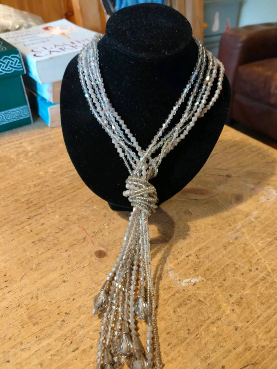 Kenneth Cole Reaction Multi Chain Tassel Necklace - Image 1
