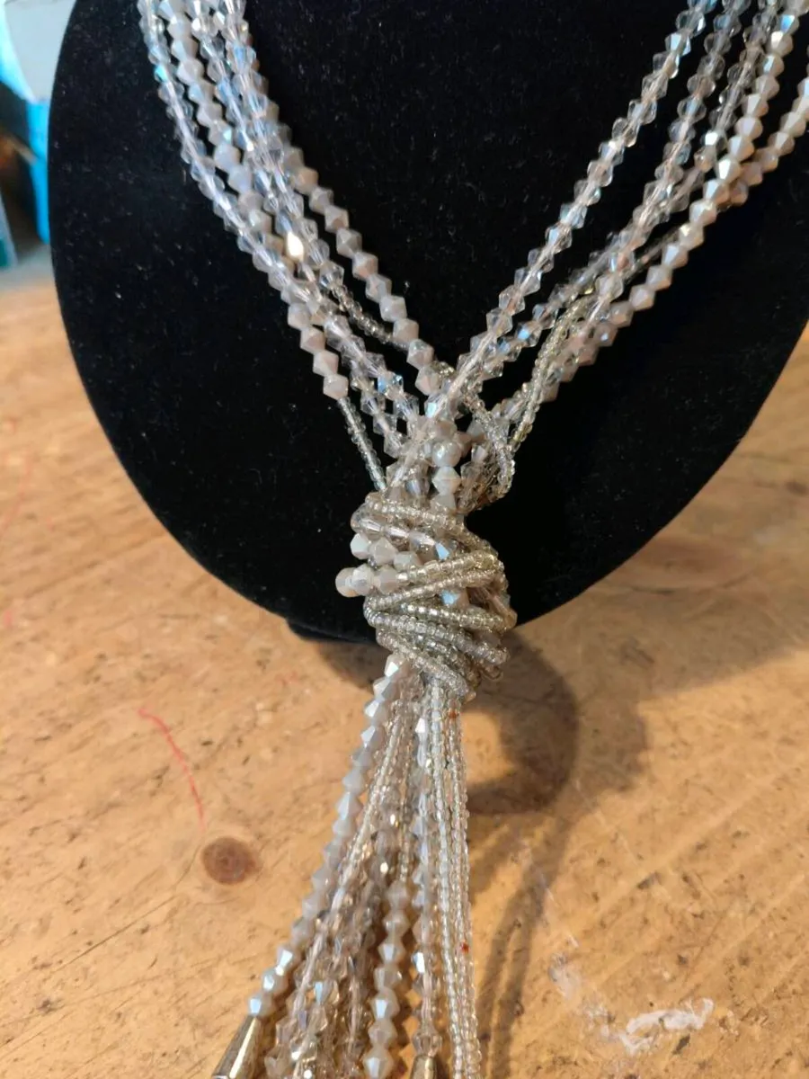 Kenneth Cole Reaction Multi Chain Tassel Necklace - Image 2