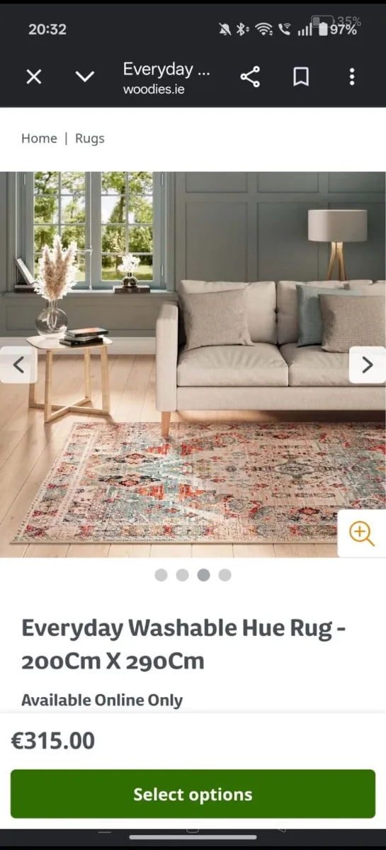 Kukoon Everyday Washable Hue Rug - Image 1