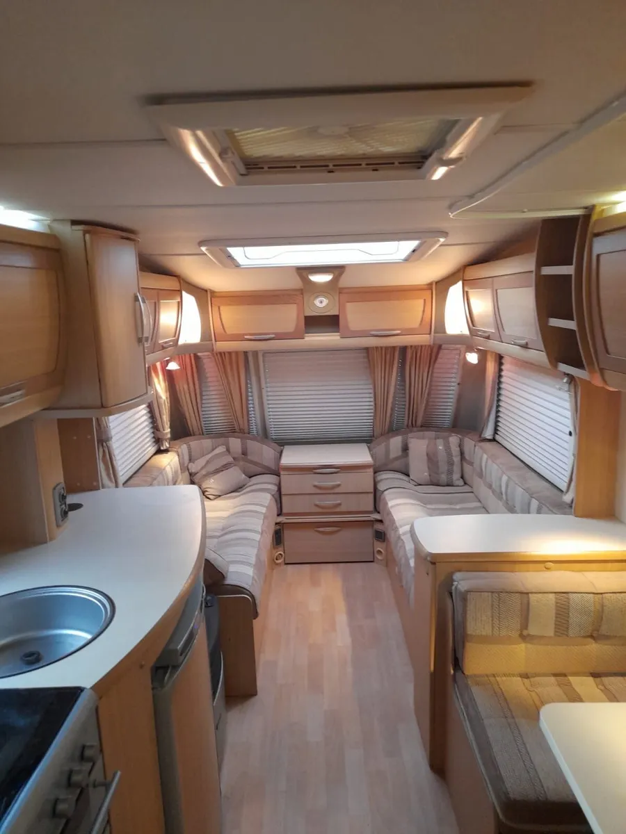 IMMACULATE 4 BERTH ABBY SPECTRUM TOURING CARAVAN. - Image 2