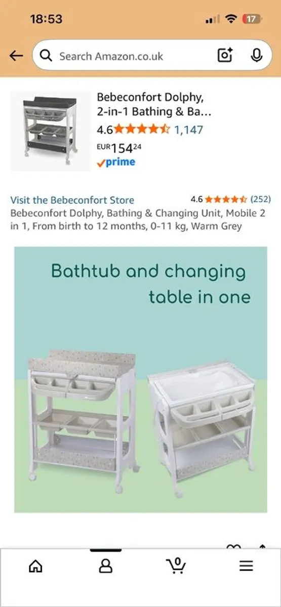 Changing table + bathtub - Image 4