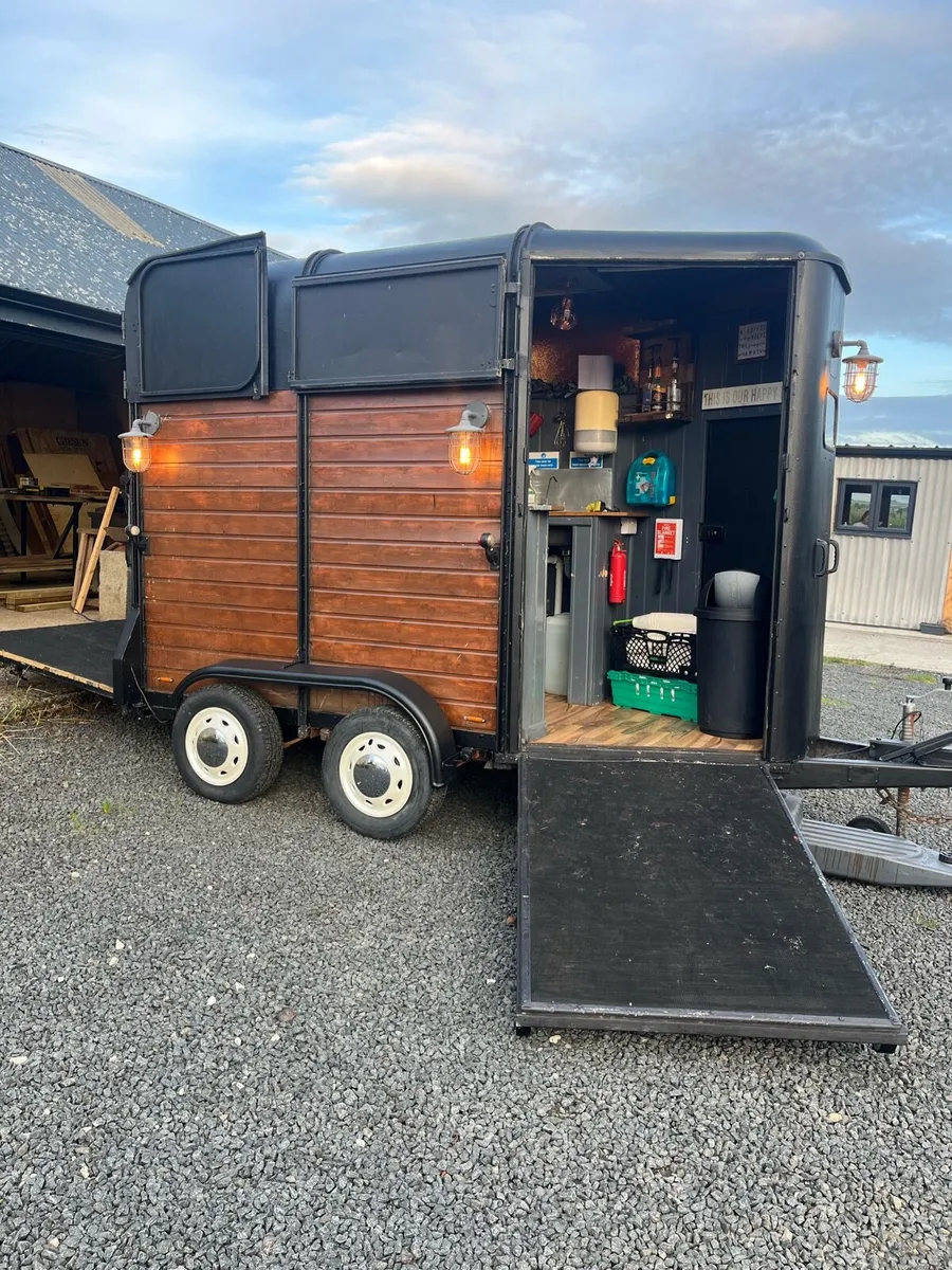 Converted horse box coffee trailer ready to go - Image 1