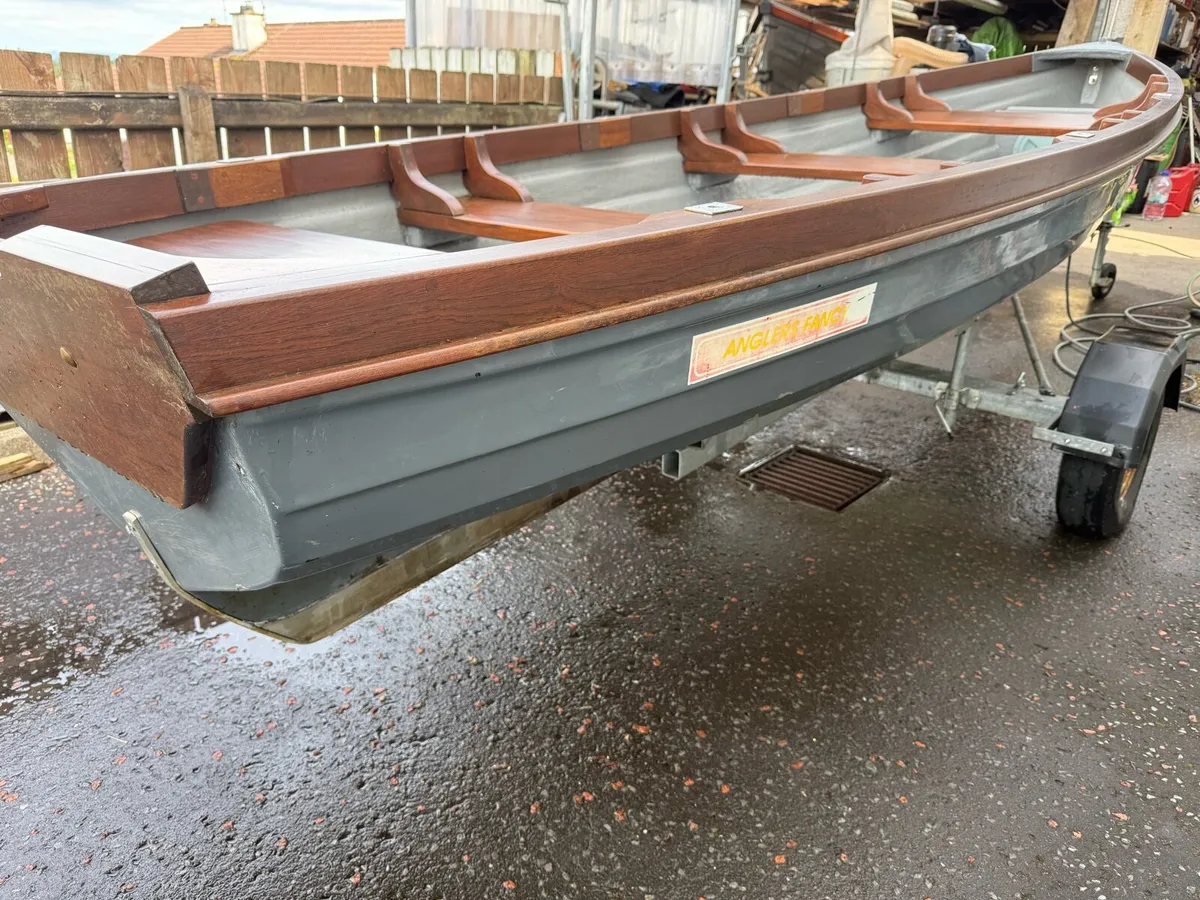 15’ Burke Boat and trailer - Image 3