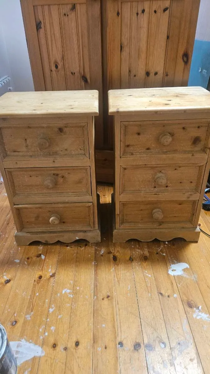 Bed room furniture,bedside locker, wardrobes - Image 3
