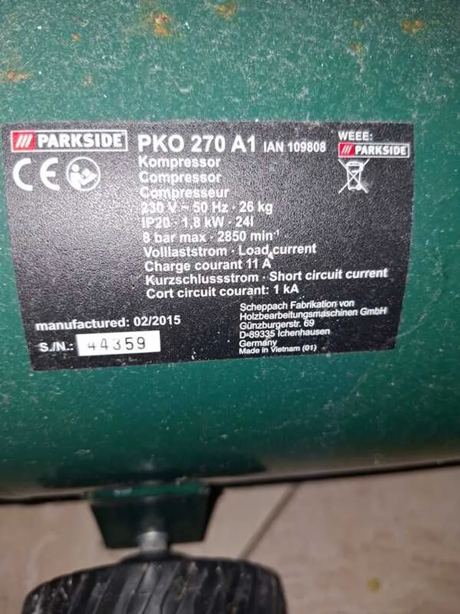 Parkside Compressor - Image 2
