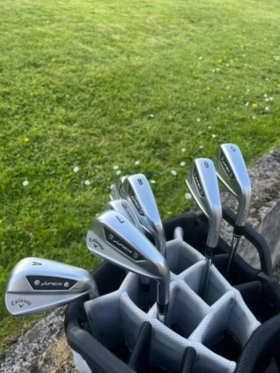 Callaway Apex Irons 5-PW, AW - AS NEW - Image 1