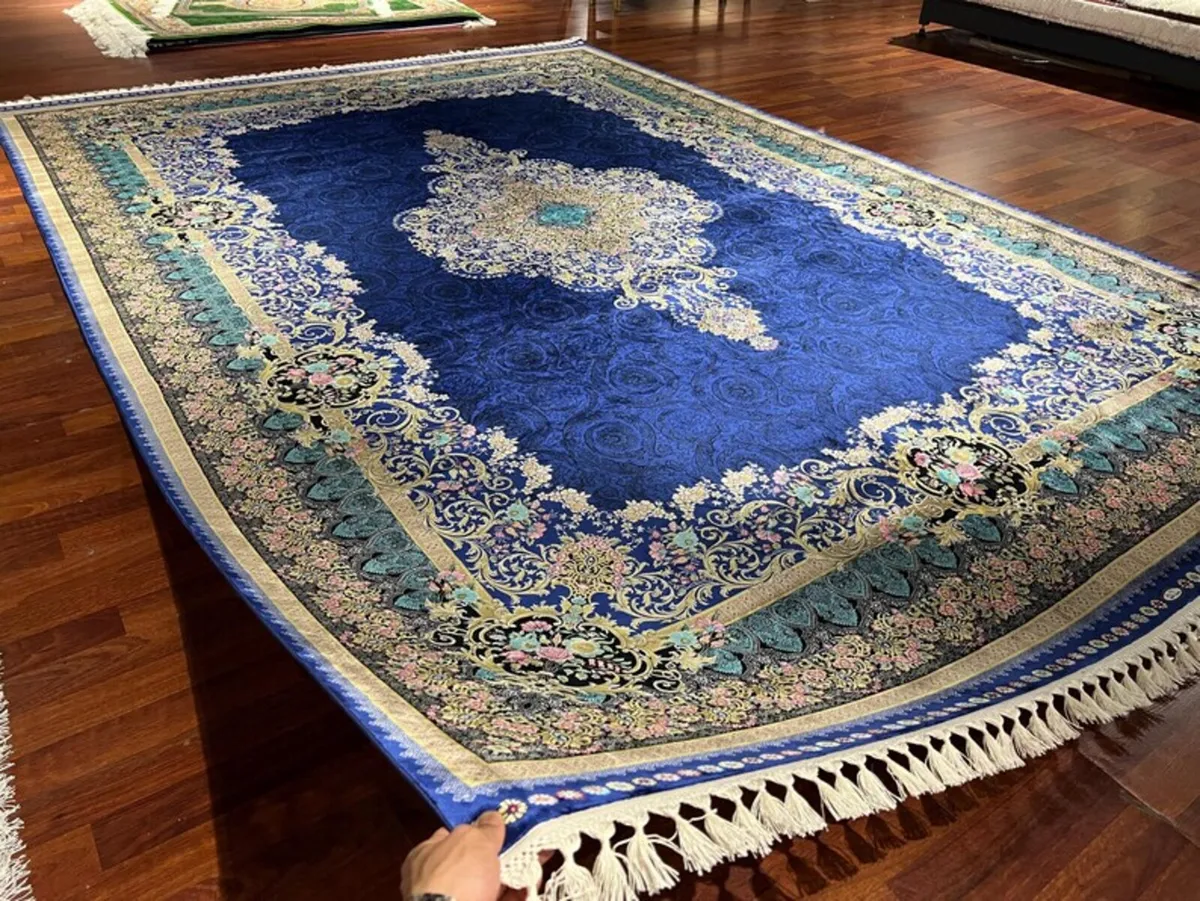Brand new hand made silk Turkish rugs - Image 4
