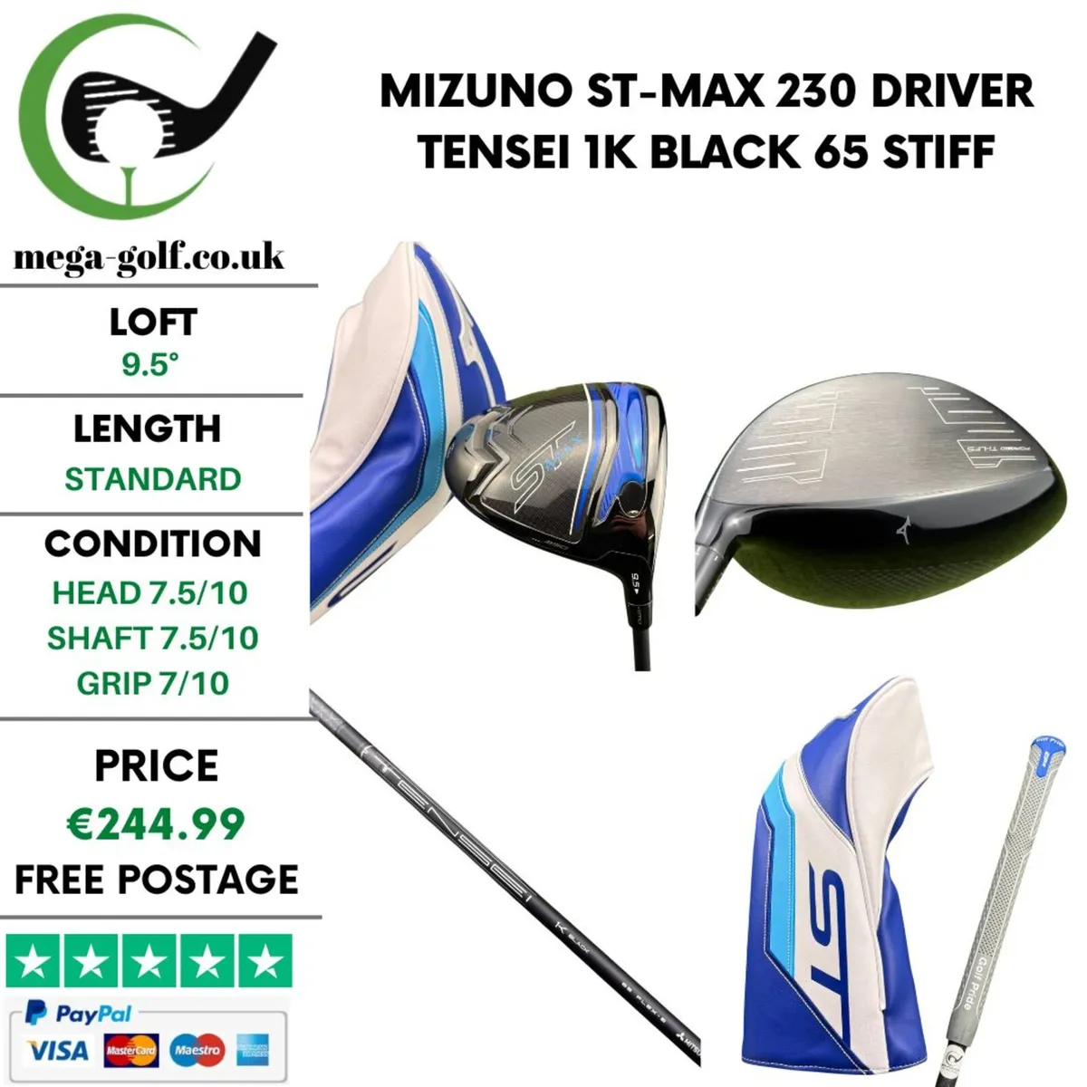 Mizuno ST-Max 230 Driver / 9.5° / Stiff - Image 1