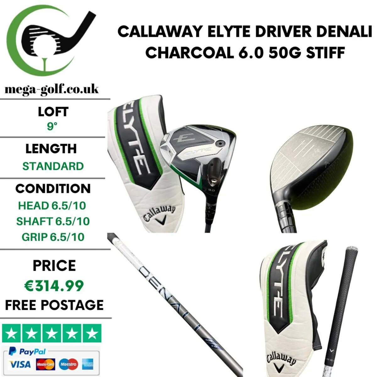 Callaway Elyte Driver / 9° / Stiff - Image 1