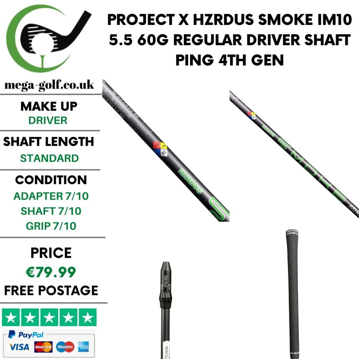 Project X Hzrdus Smoke iM10 5.5 60g Regular Driver - Image 1