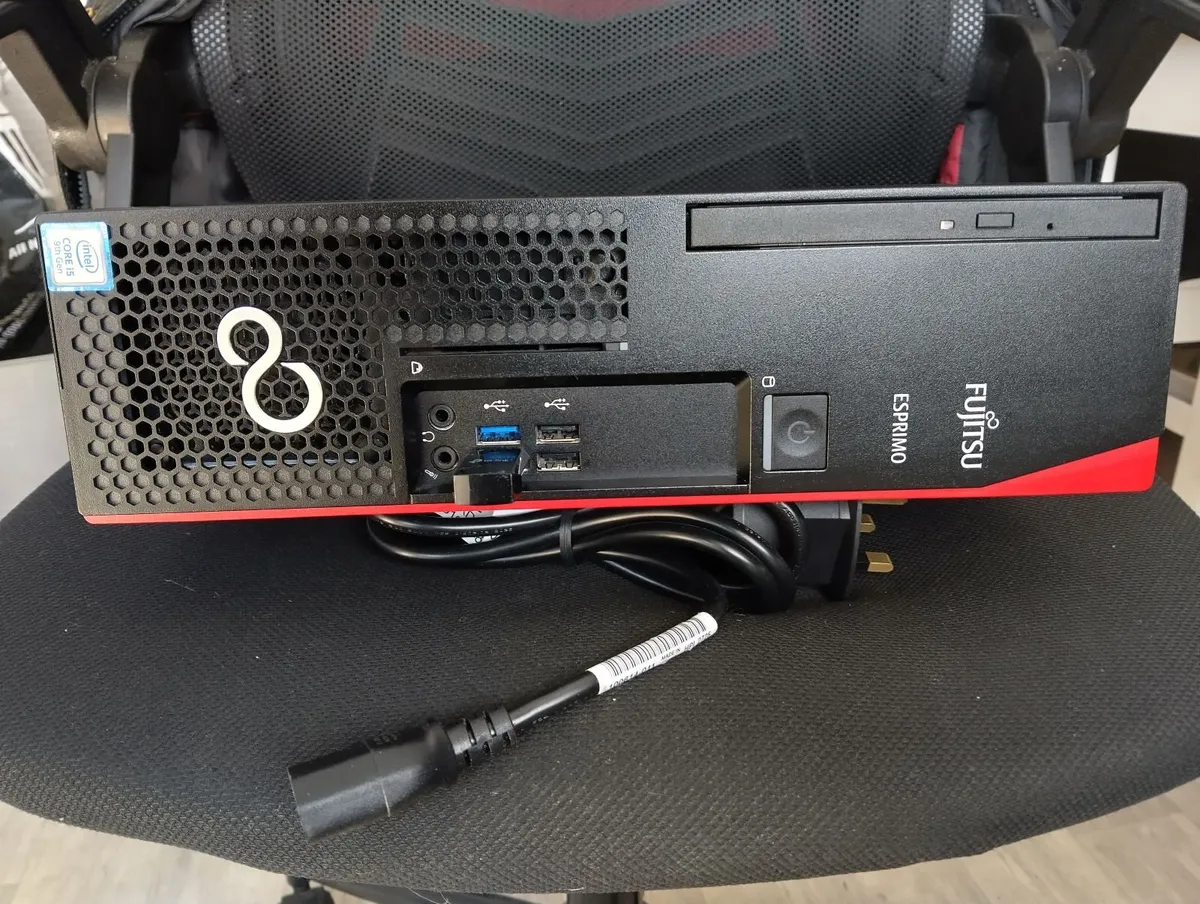Fujitsu Esprimo D538 SFF (i5 9th Gen) & power cord - Image 1