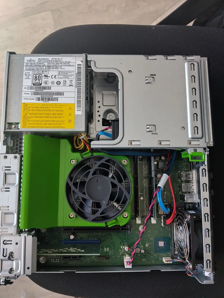 Fujitsu Esprimo D538 SFF (i5 9th Gen) & power cord - Image 3