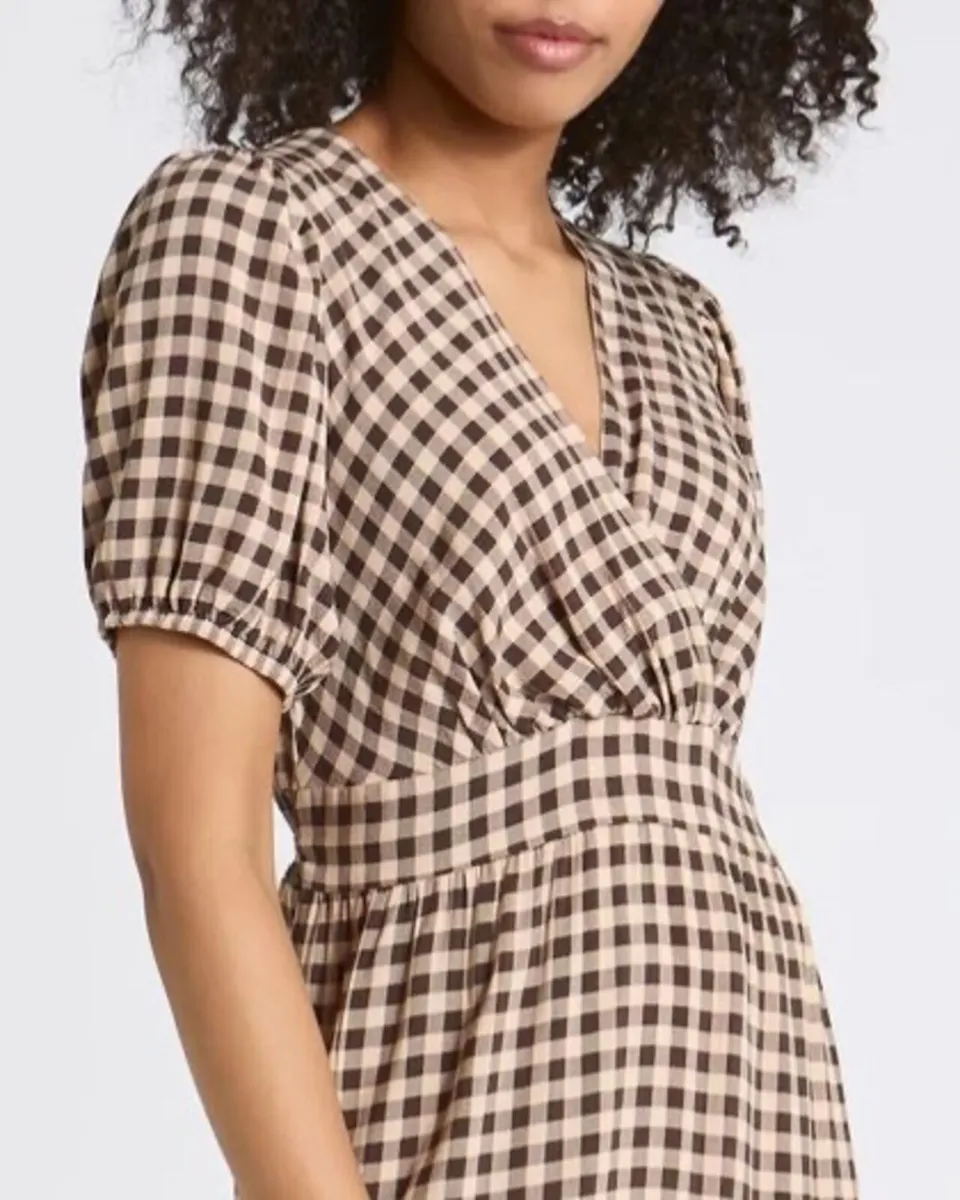 New check gingham summer dress:size 18 - Image 2