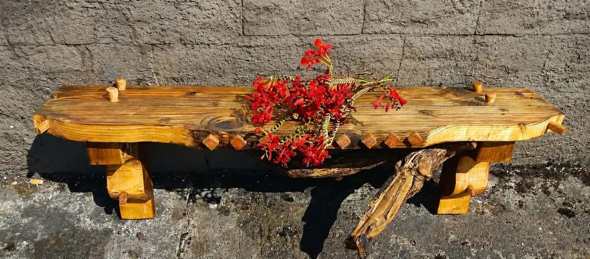 NEW Rustic Driftwood Stove Mantle / Shelf - Image 1