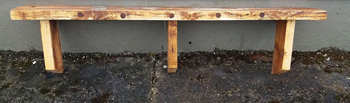 NEW Rustic Stove Mantle / Floating Shelf LONG - Image 3