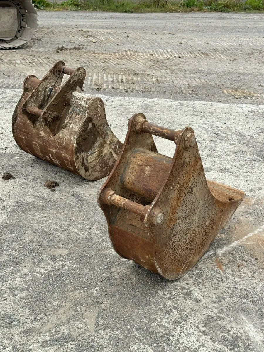 1 foot & 24” 45mm Pin Digging Buckets - Image 2
