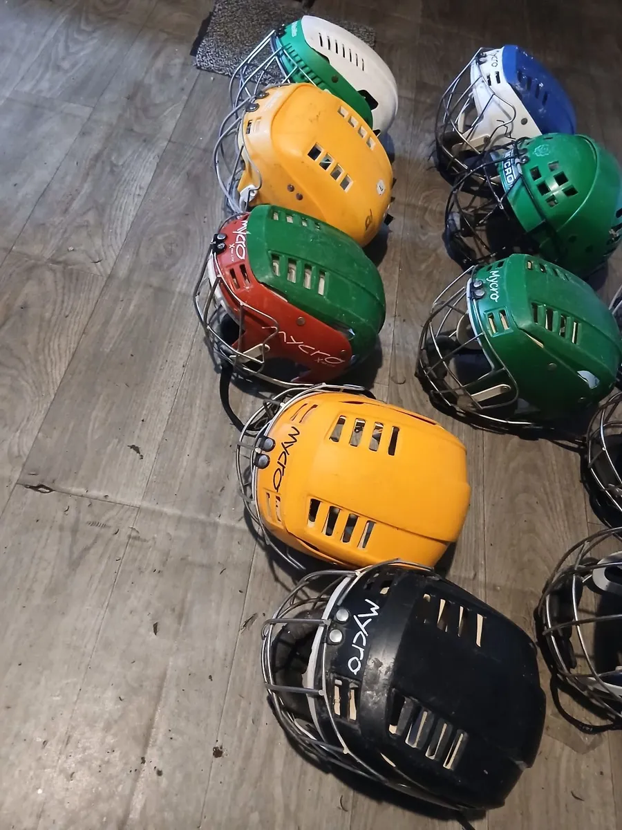 Hurling helmets sceond hand all.go together - Image 3