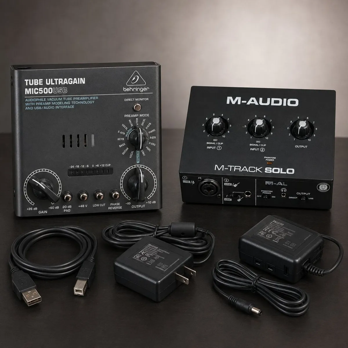 M-Audio M-Track Solo + Behringer MIC500USB – Like - Image 3