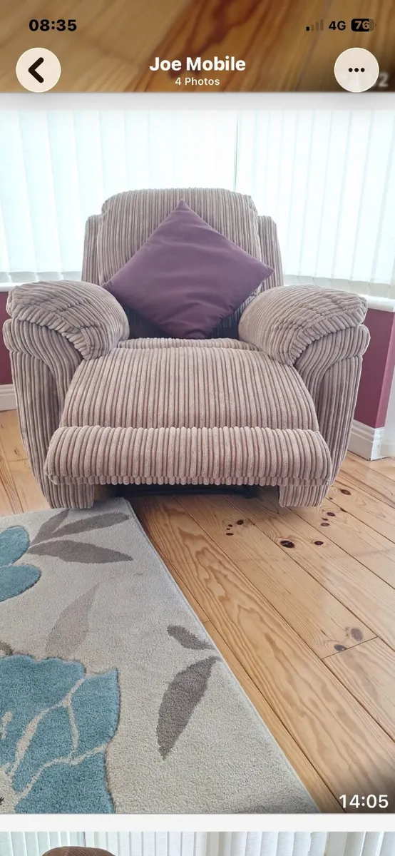 Couch & Arm Chair - Image 3