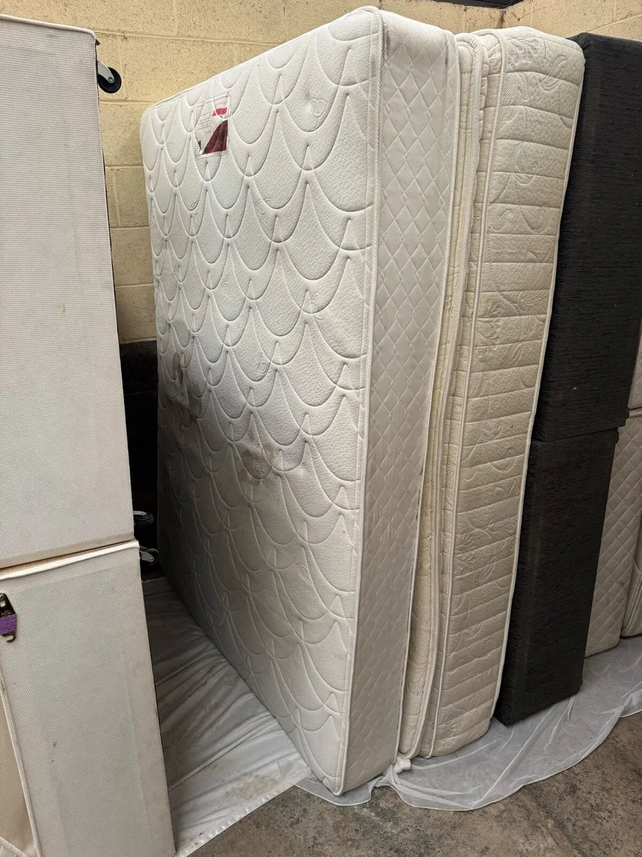 Mattress & Base / Bed / Single / Double / King / - Image 1