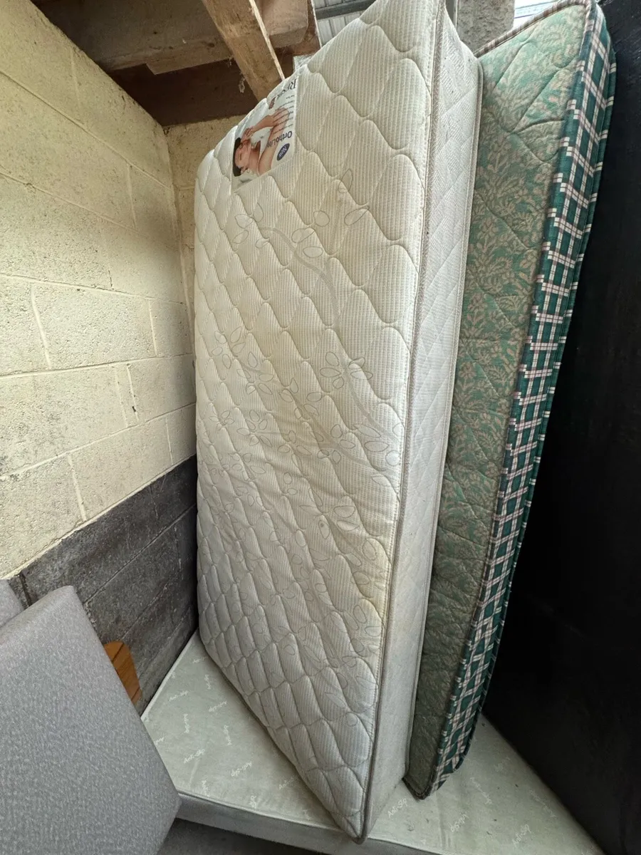 Mattress & Base / Bed / Single / Double / King / - Image 1