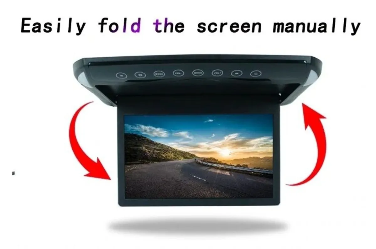 Car Roof Monitor 10.1 Inch Flip Screen MP5 Player - Image 1