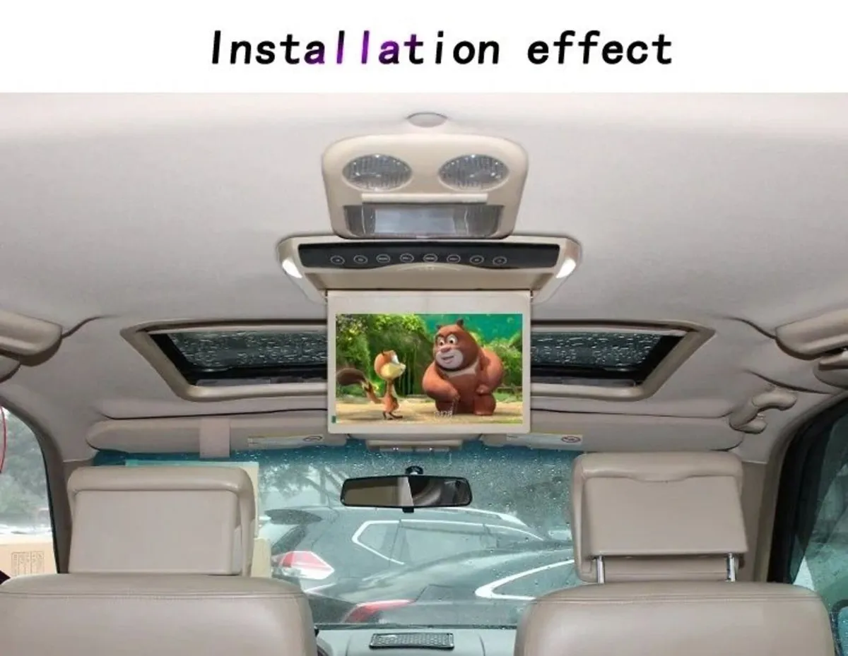 Car Roof Monitor 10.1 Inch Flip Screen MP5 Player - Image 4
