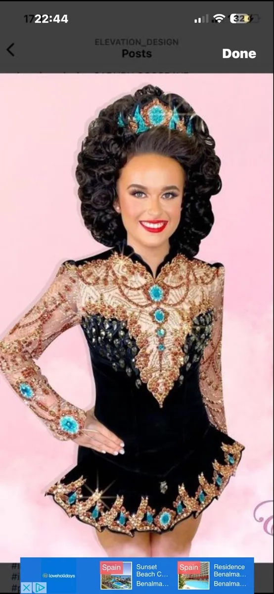 Irish dancing costume - Image 1