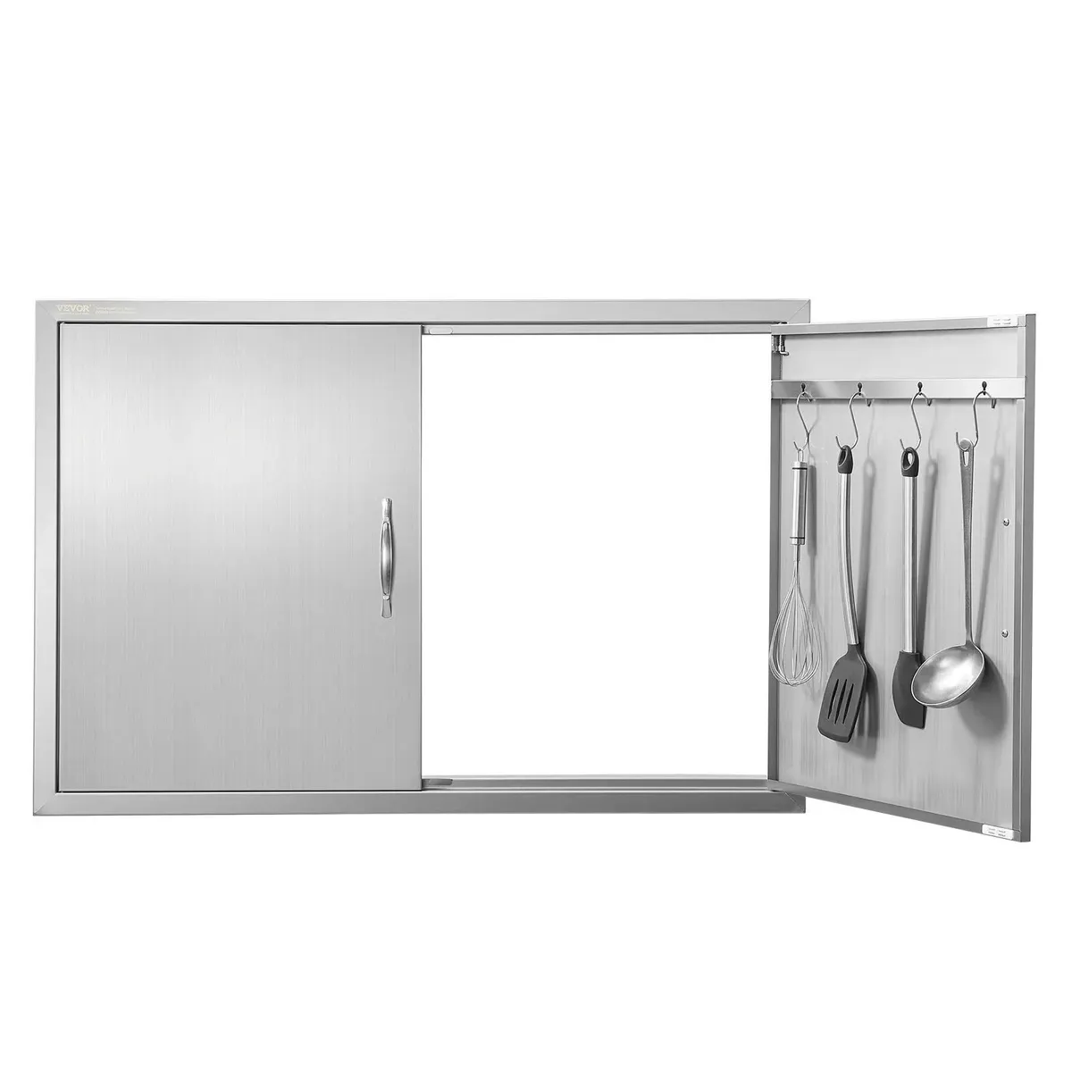 BBQ Access Door 990x660mm Stainless Steel - Image 1