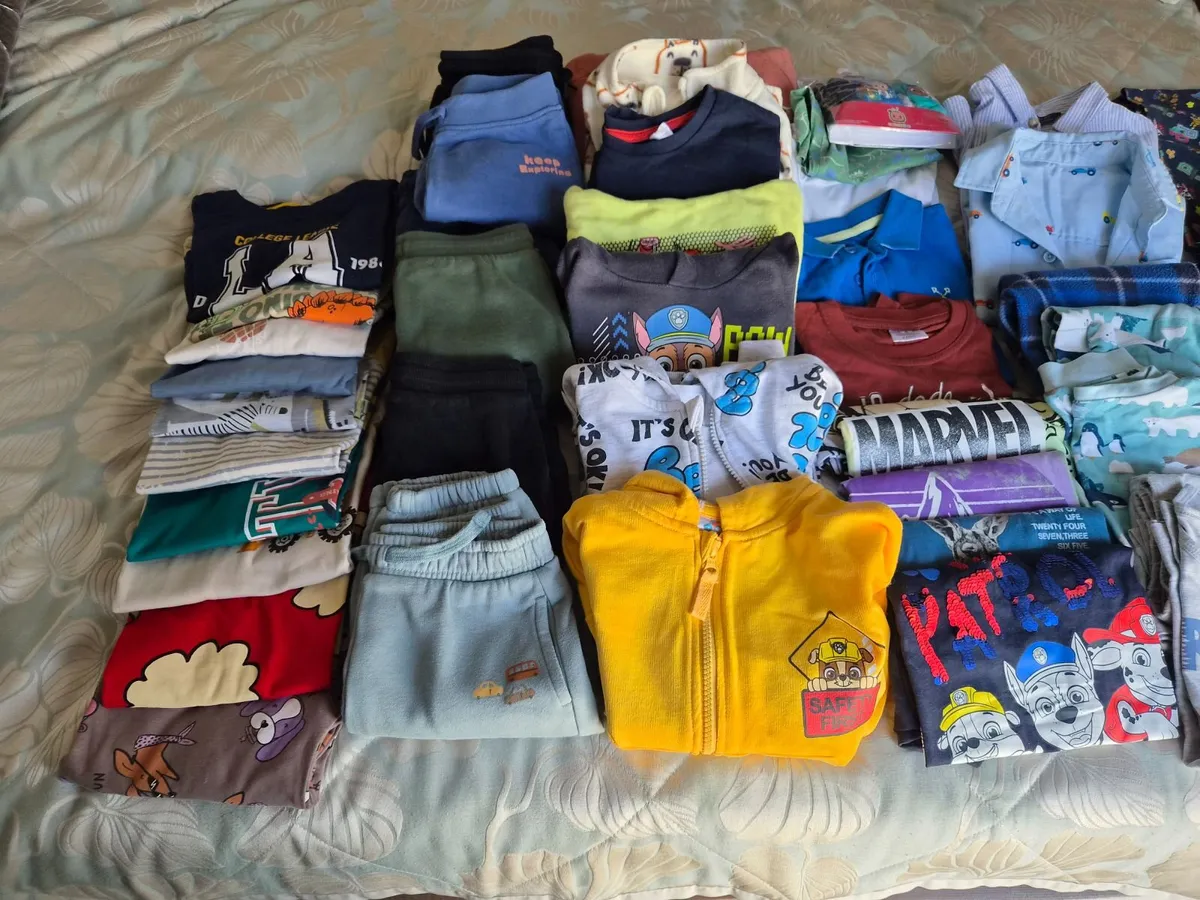 Boys clothes bundle 4-5 years old+shoes - Image 2