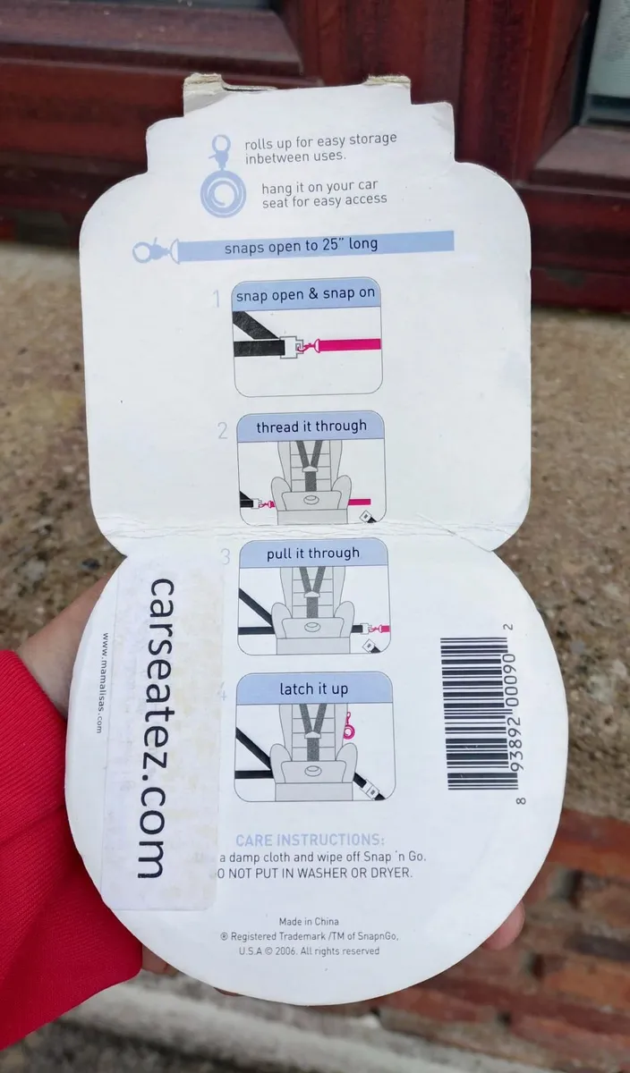 Snap N Go, Car Seat Strap (new). - Image 3