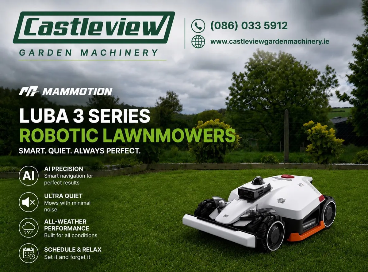 Mammotion Luba 3 AWD Robotic Lawnmowers (Cork) - Image 1