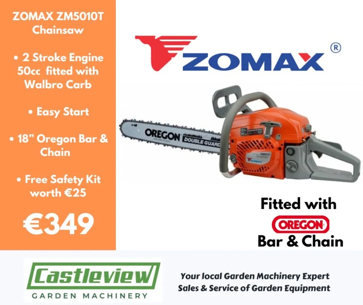 Zomax ZM5010 Chainsaw 50cc