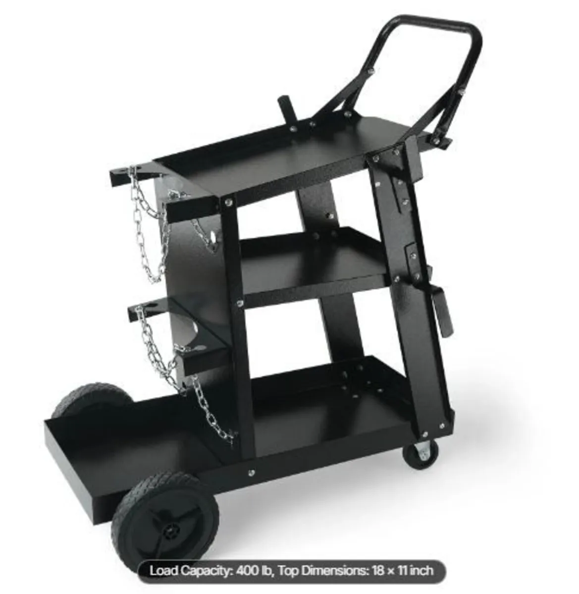 Welding Cart, 3-Tier Heavy Duty Welder Cart - Image 2
