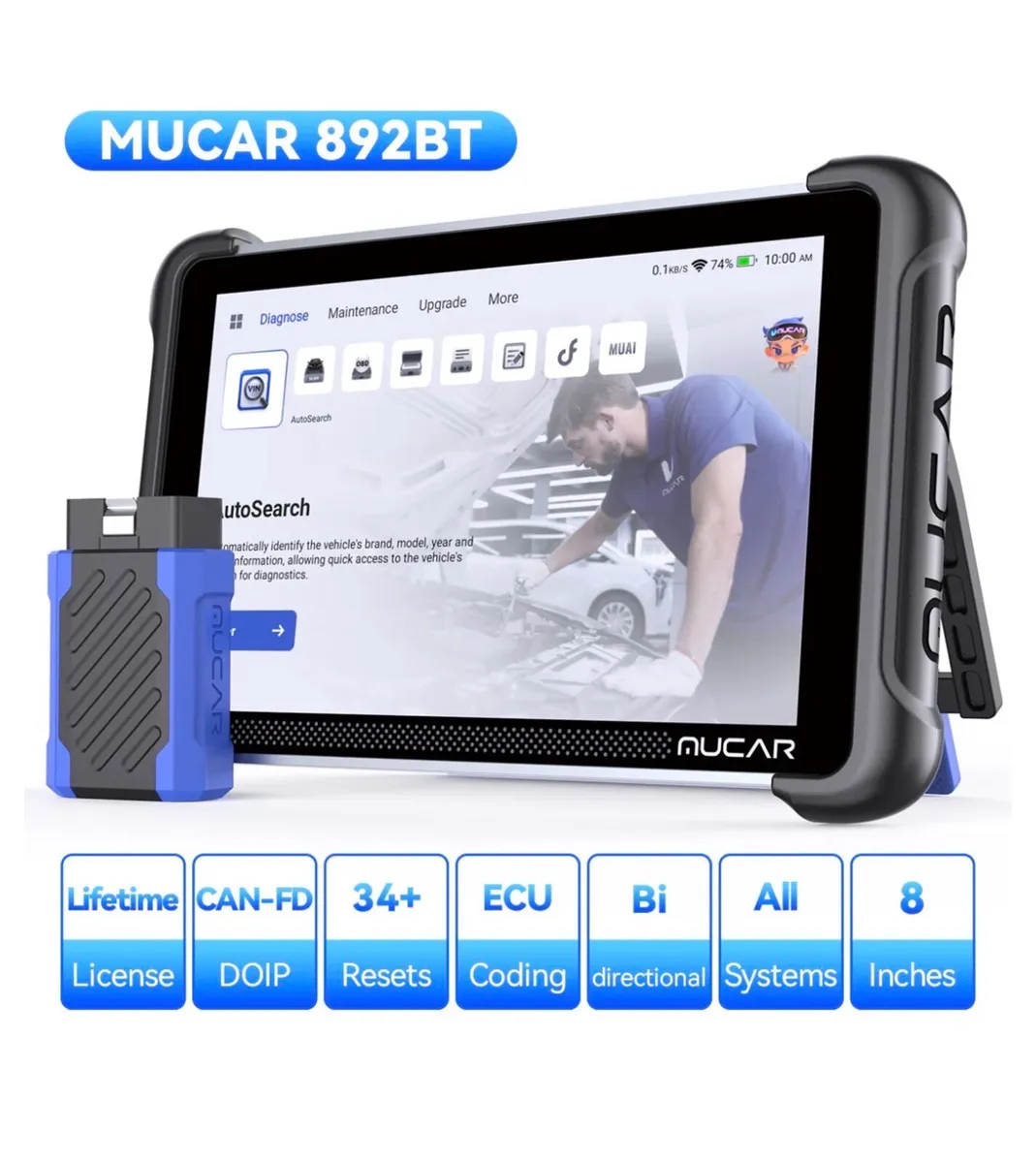 MUCAR 892BT OBD2 Scanner - Image 3
