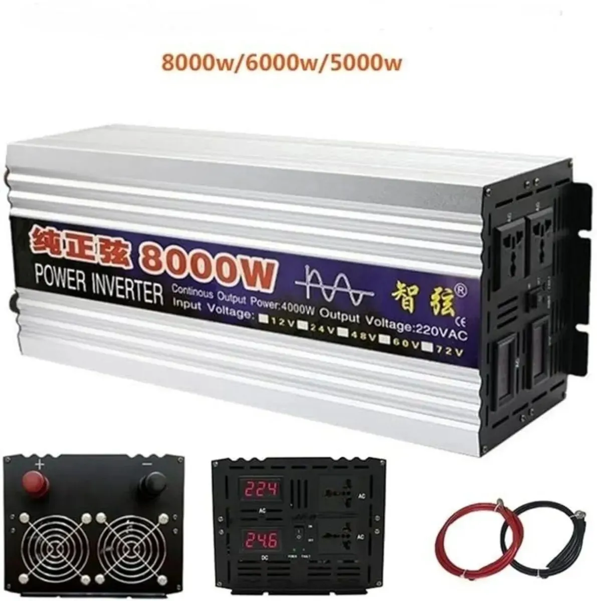 8000W Solar Inverter Automatic Voltage Converter - Image 3