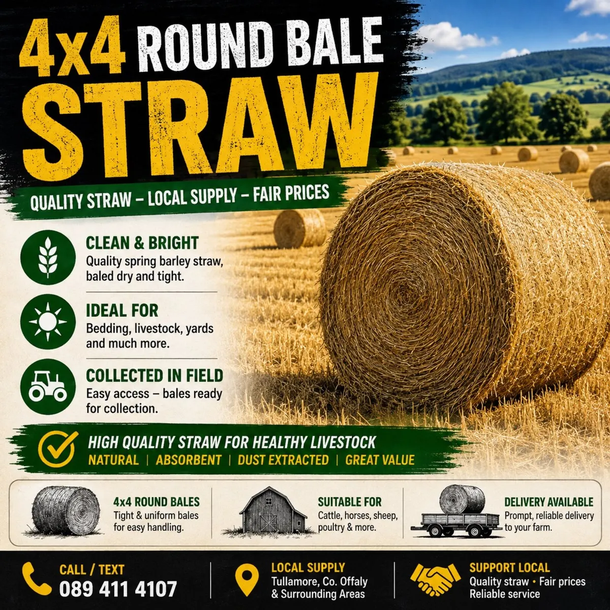 Spring barley straw