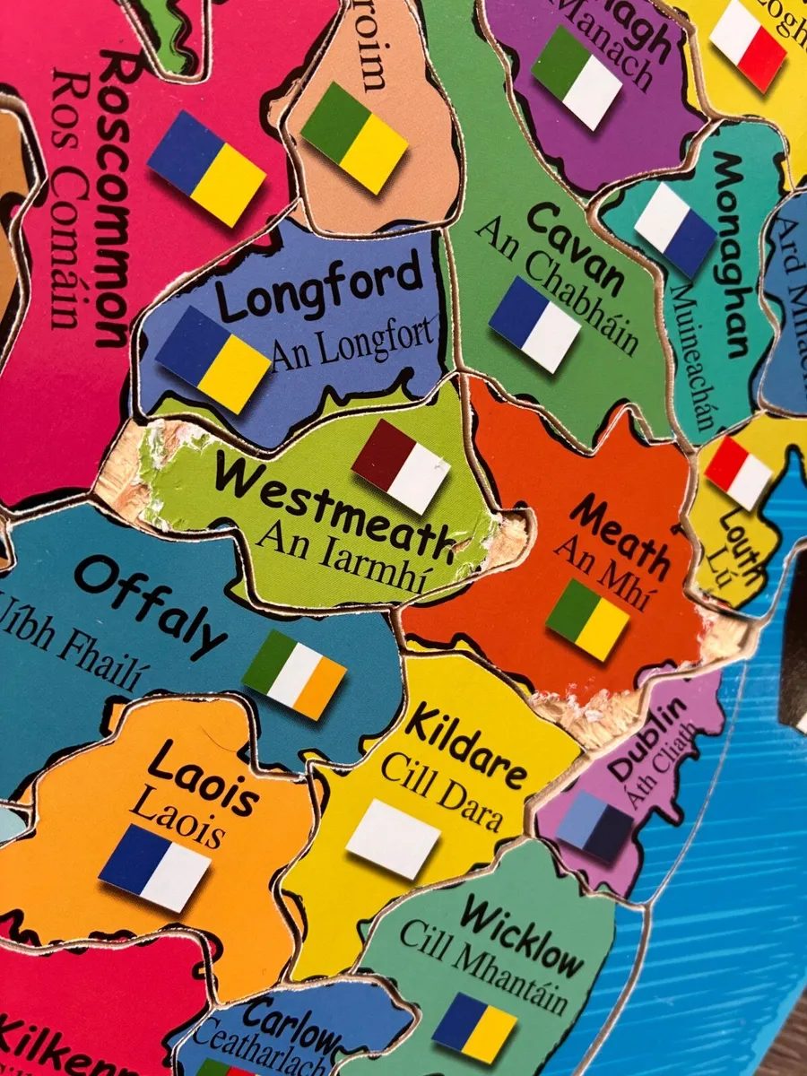 An educational jigsaw puzzle of Ireland - Image 3