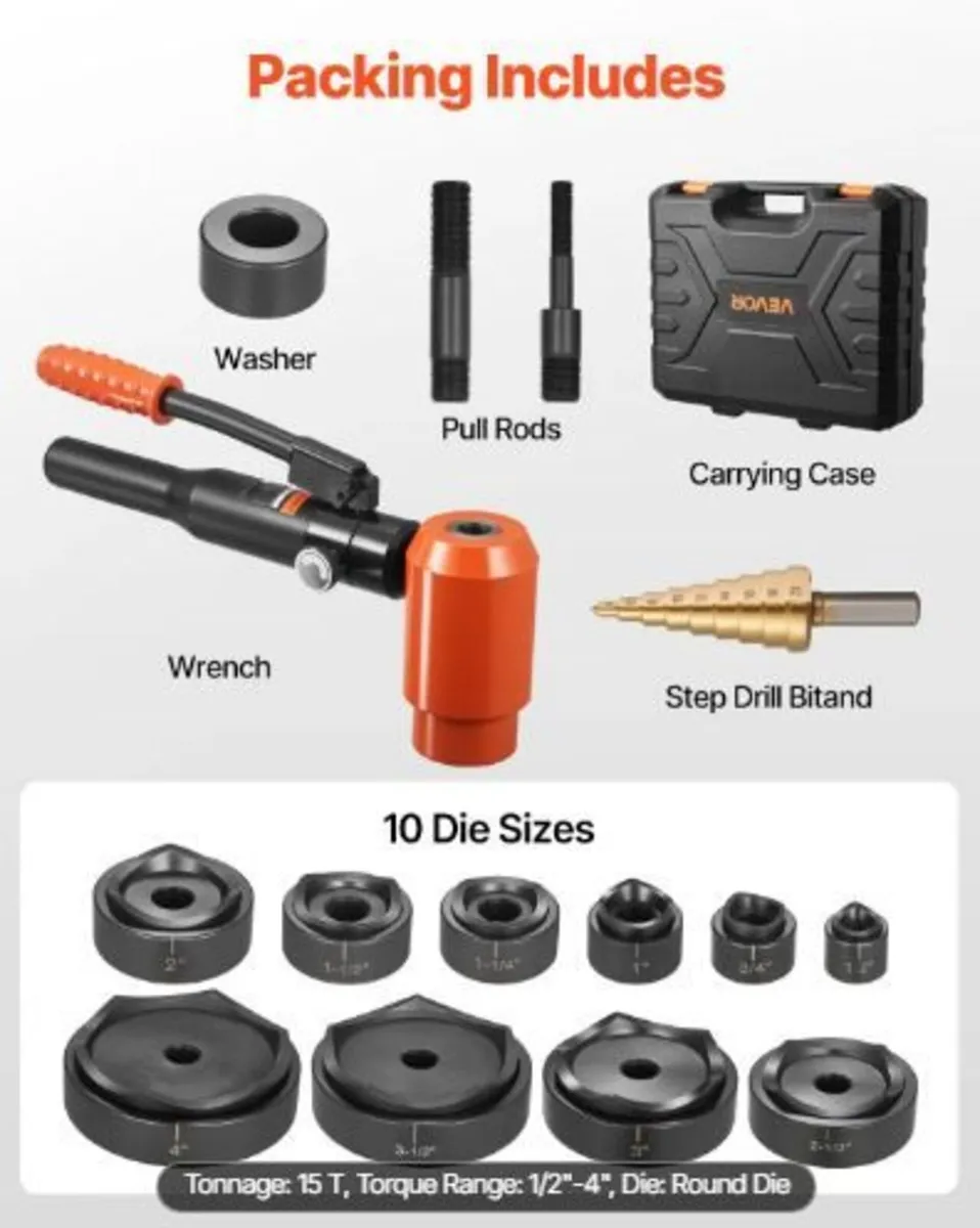 Knockout Punch Set, 147.1 kN Hydraulic - Image 1