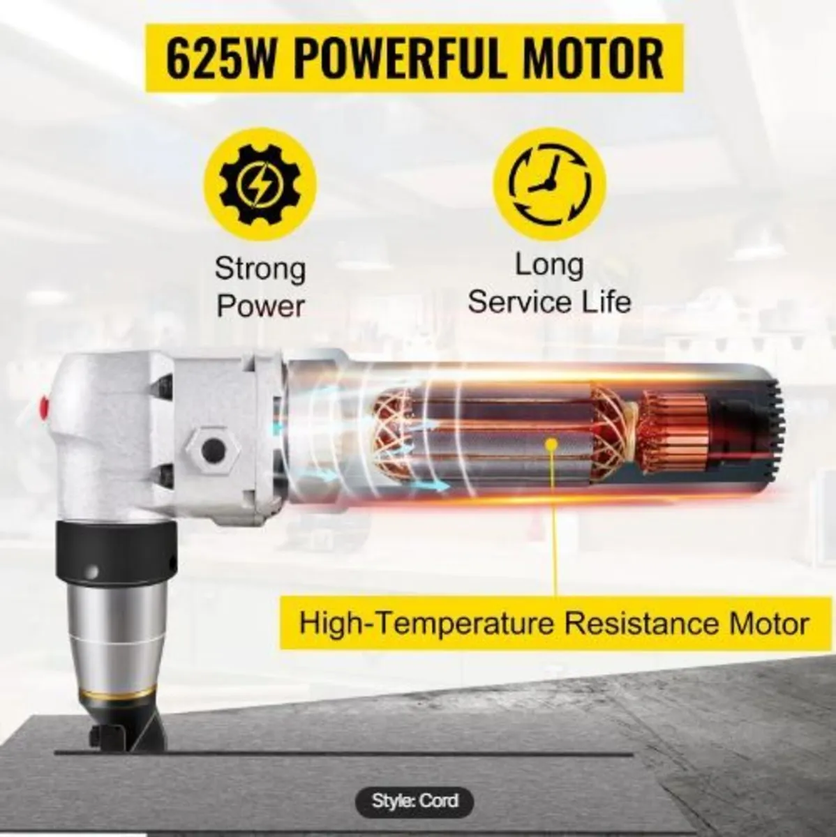 Electric Metal Nibbler 625W Nibbler Metal Cutter - Image 4