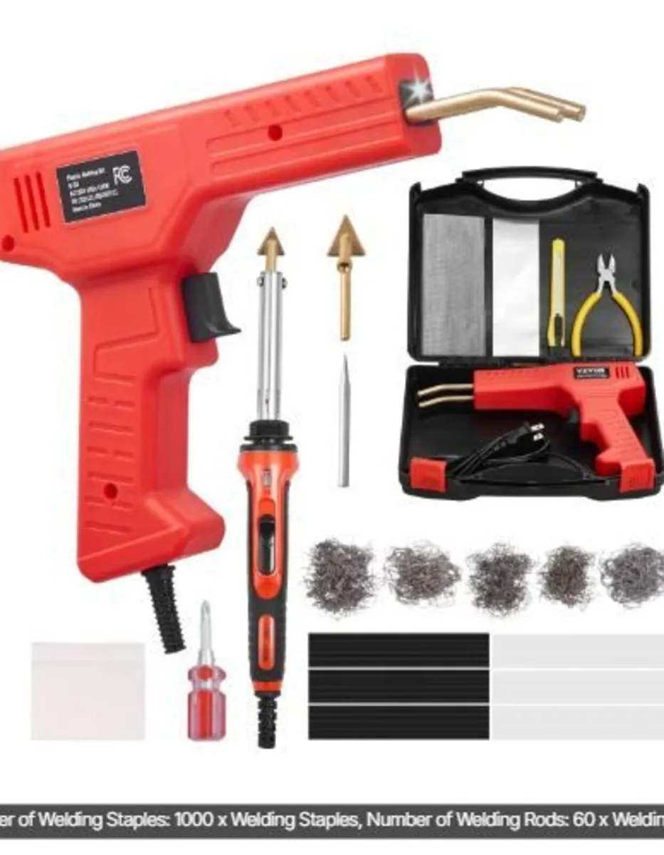 Plastic Welder Kit Deluxe, 100W Plastic Welding - Image 2