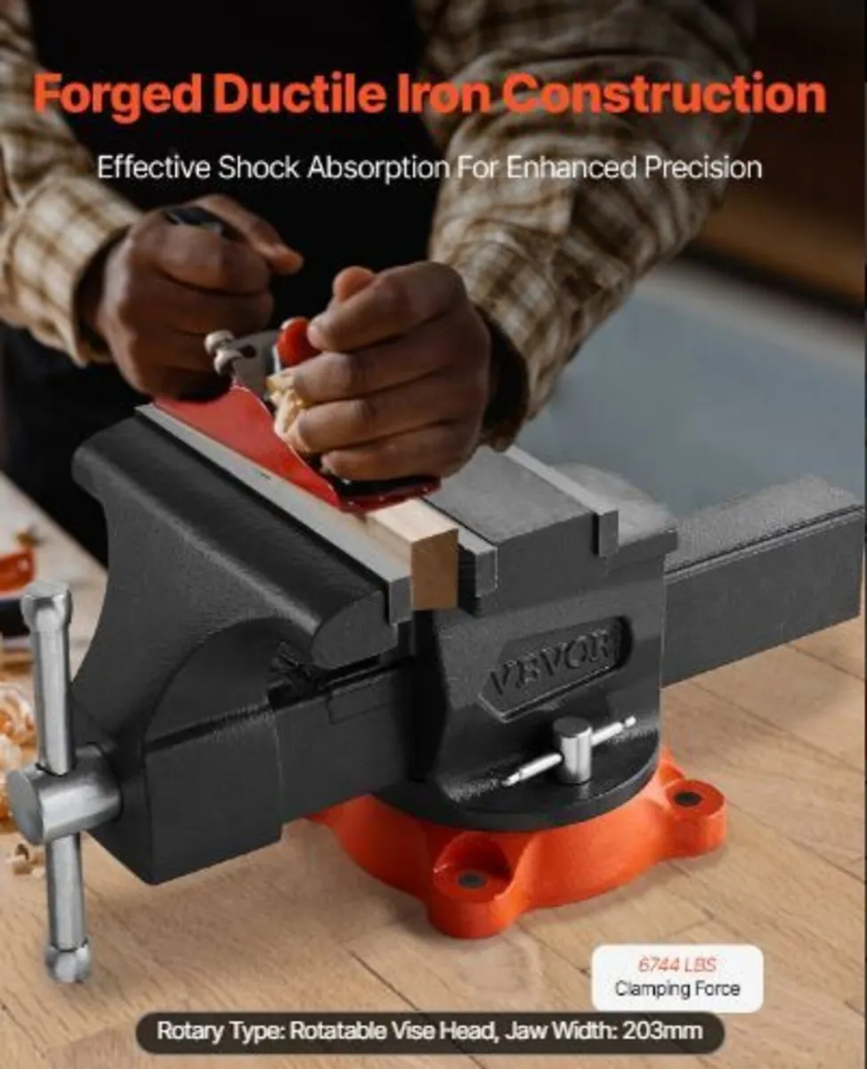 Bench Vise, 203 mm - Image 3