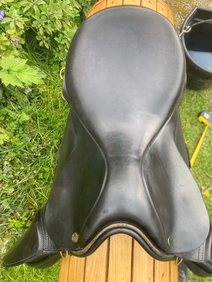 16-16.5 ideal black Leather pony saddle - Image 4