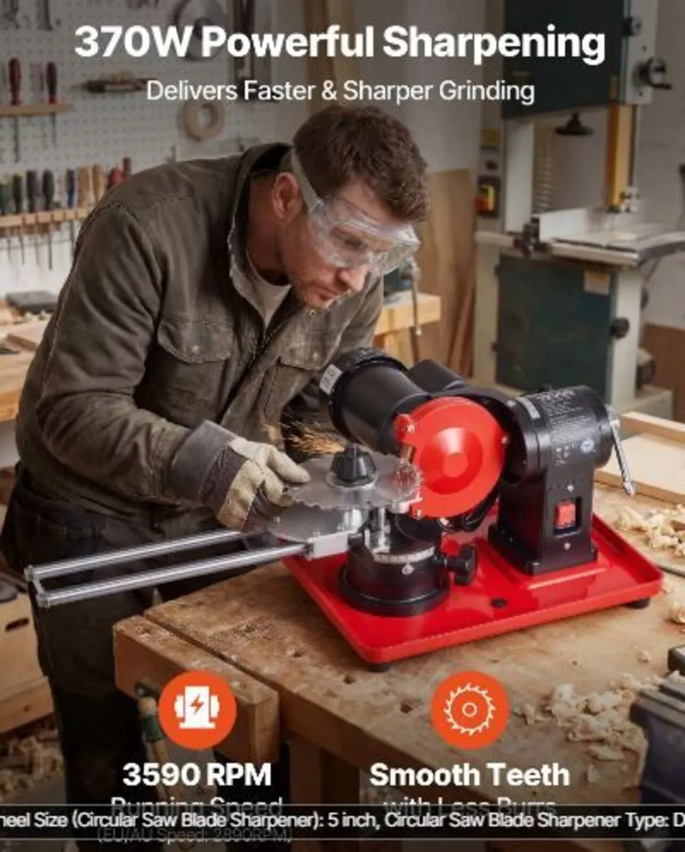 Circular Saw Blade Sharpener, 370W - Image 1