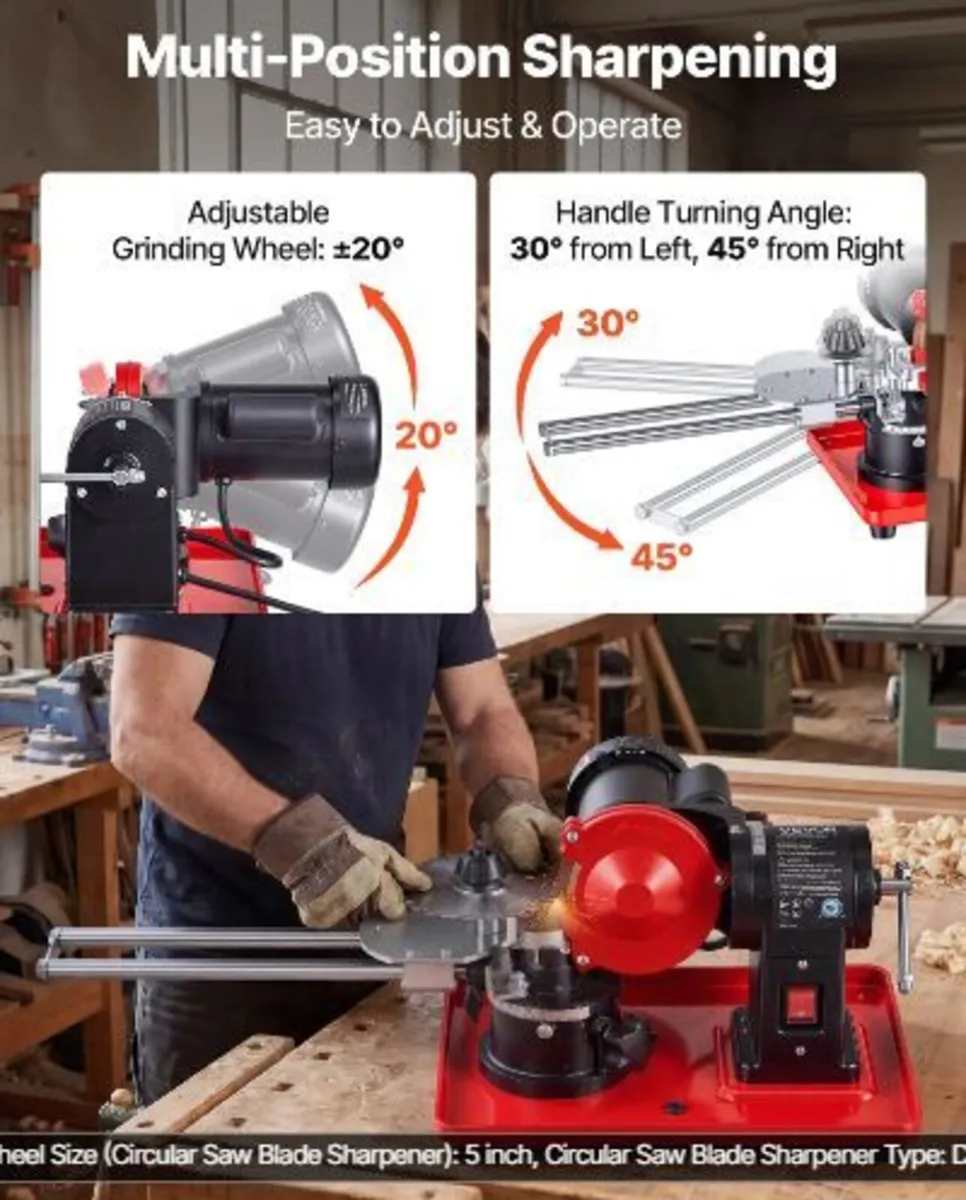 Circular Saw Blade Sharpener, 370W - Image 3